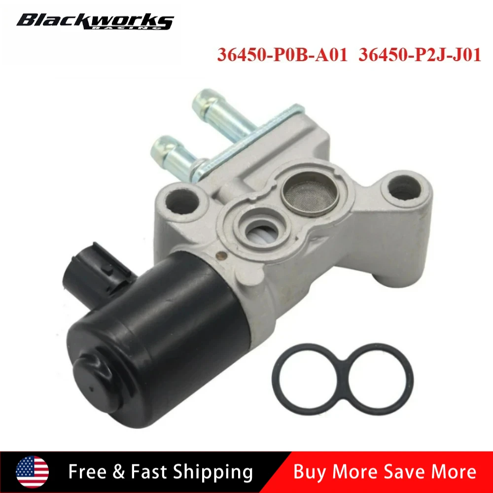 

36450P0BA01 36450-P2J-J01 Воздушный регулирующий клапан AC185 IAC 36450-P2J-J01 для Honda Civic 1996-2000 1,6 л, серебристый