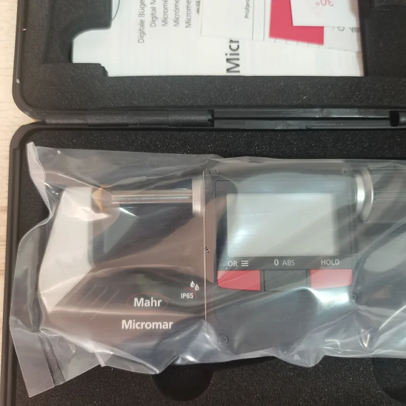 Mahr Micromar 40EWR Digital Outside Micrometers, IP65 proof,Without SPC Data Output, 0-25/25-50/50-75/75-100mm,4157011 4157012