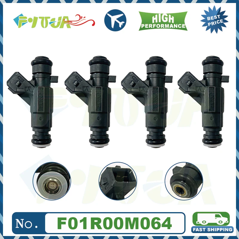 

4pcs Fuel injector F01R00M064 for Great Wall 1.5L 2012 fuel injectors nozzle OEM F01R00M064