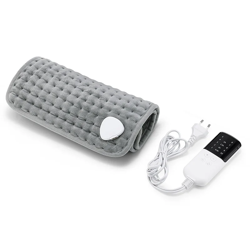 

AA81-Heating Pad For Back Electric Heating Pad For Period Cramps Neck Shoulder Pain Relief 10Heating Levels 4Gears Timing EU Plu