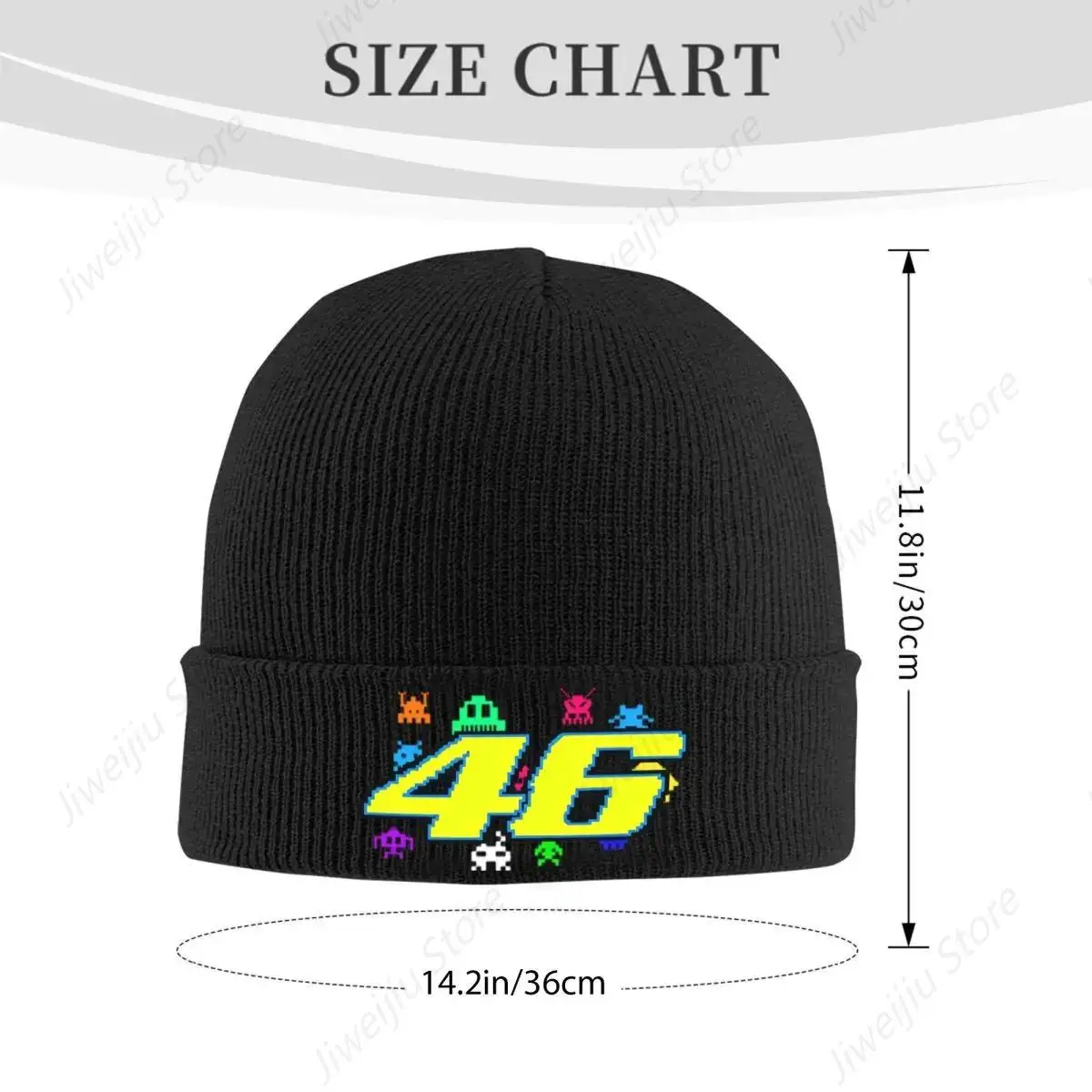 Moto-Gp Rossi-Speed Motorcycle Racing Knitted Hat Women's Men's Beanies Autumn Winter Hat Motocross Warm Melon Cap