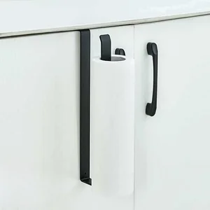 الفولاذ المقاوم للصدأ مجلس الوزراء الخيالة لفة الرف Undercabinete النسيج الرف منشفة المطبخ الرف توفير مساحة معلقة منشفة ورقية حامل أفضل 8 حاملات لفائف المطبخ مبيعا - رقم 6