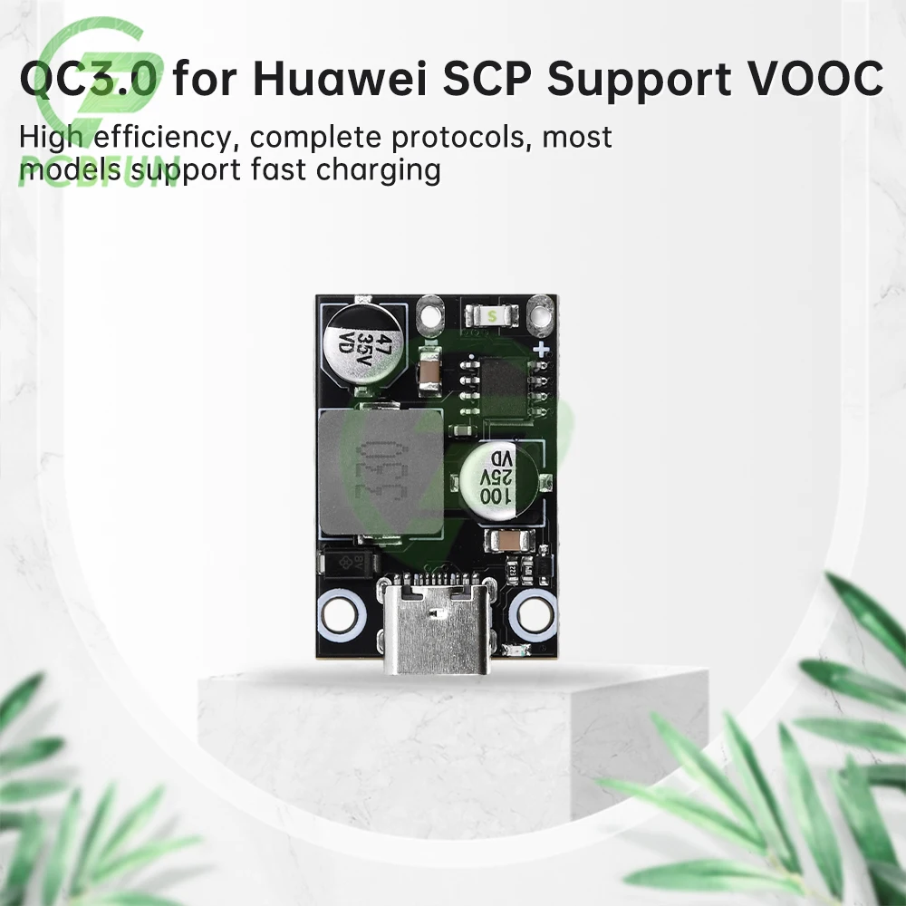 PD30W/45W Fast Charging Module Type-C Interface Apple PD3.0 PPS Fast Charging QC3.0 Huawei SCP Support VOOC