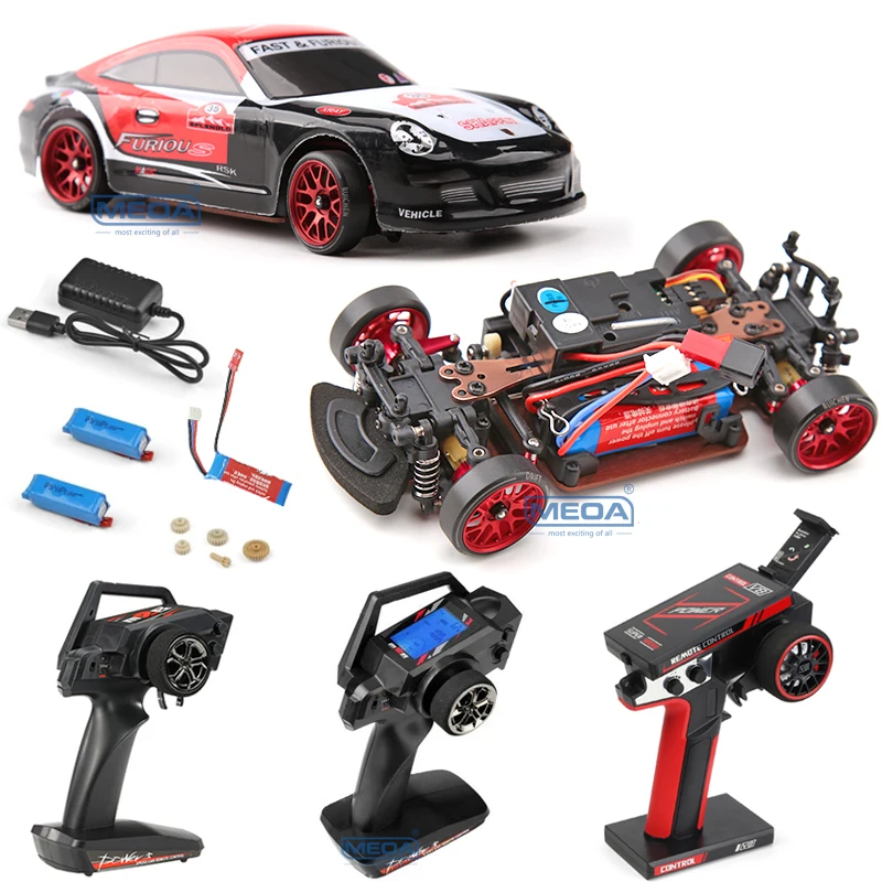 WLtoys K969 Upgrade Metal Drift Car rinforza la tazza dello sterzo del mozzo 30 Km/H 4WD Mosquito Racing RC 1/28 telecomando LCD