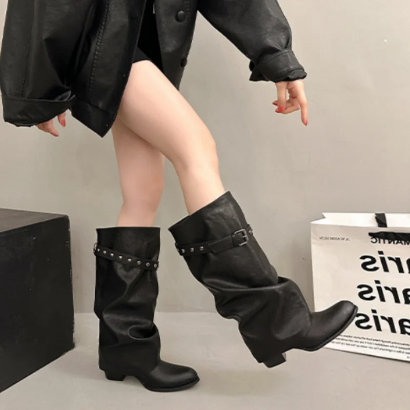 Bottes hautes pour femmes, sty - High Knee Heel Boots avis et prix