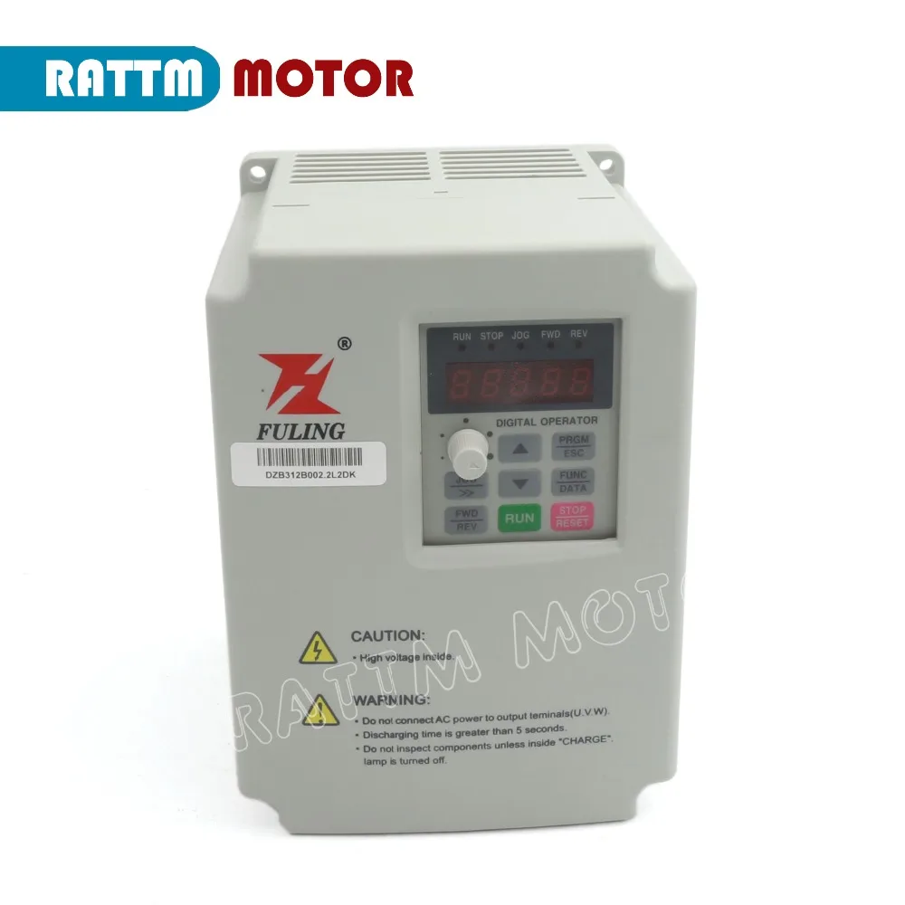 CNC 自動工具交換 ATC スピンドルモーター水冷 1.8KW 2.2KW 220V ISO20 ホルダー 400Hz 2.2KW FL インバーター VFD ルーター