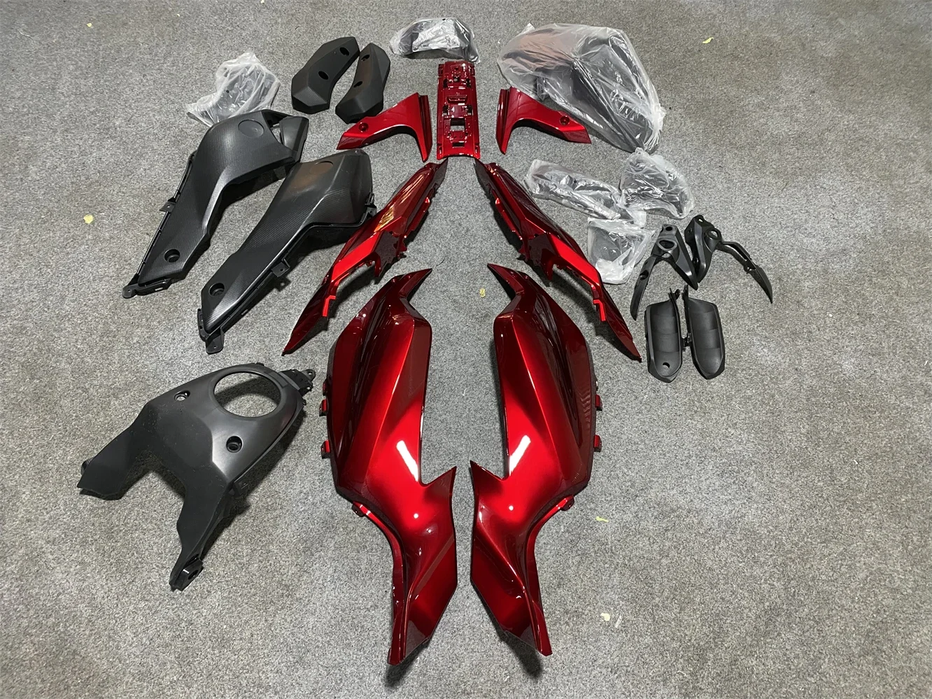 Motorcycle Fairing kit for Yamaha MT-07 2013 2014 2015 2016 years MT 07 13-16 Fairing red black