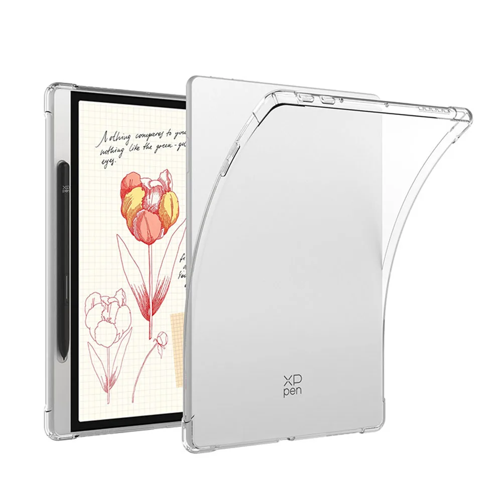 

Clear Case for XPPen Magic Note Pad 10.95" Transparent Soft TPU Four Corner Airbag Shockproof Anti-Drop Protective Cover