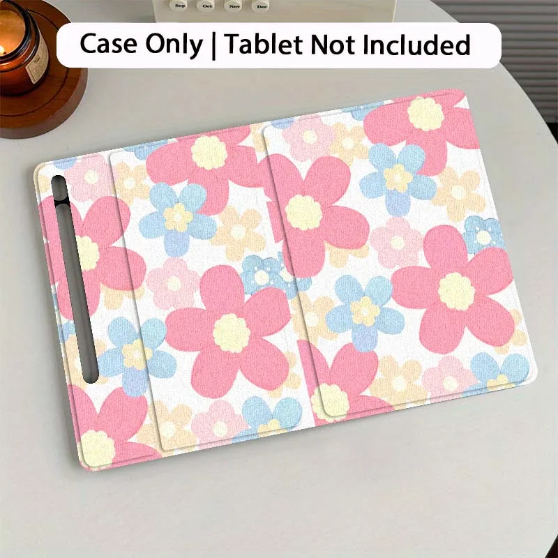 

Flower Butterfly Love For Samsung Galaxy Tab S7 S8 S9 S10 FE Plus 12.4 13.1 Inch Tablet Case
