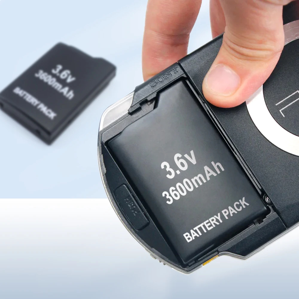 

New 3.6V 3600mah PSP1000 Battery for Sony PSP 1000 1001 1002 1003 1004 PSP Game Console Rechargeable Lithium Built-in Batteries