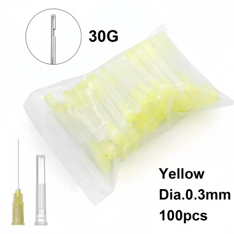 

100 шт., стоматологическая односторонняя игла для орошения корневых каналов, наконечник иглы для орошения целлюлозы, шприц, наконечник иглы для орошения корневых каналов