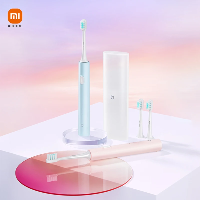 XIAOMI Mijia T200C Electric Toothbrush Set Smart Sonic Tooth Brush Rechargeable IPX7 Waterproof Teeth Whitening Cleaner