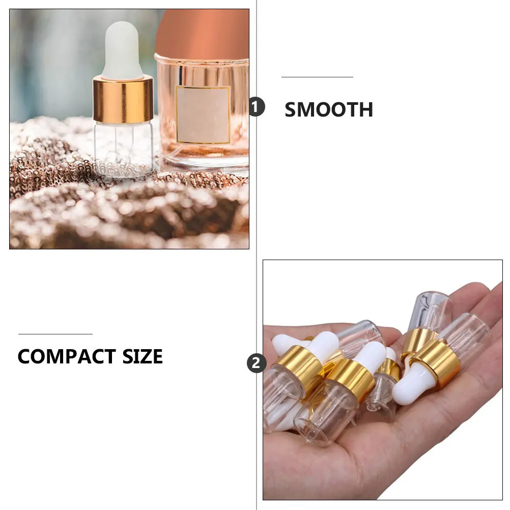 

30Pcs Durable Glass Dropper Bottles for Essential Oils Perfumes and Aromatherapy Liquids Glass Dropper Bottles