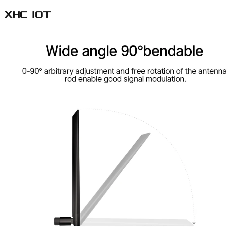 170MHz Wifi Antenna XHCIOT Sucker Antenna 50Ohm Impedance SMA-J Hign Gain 5dBi Copper Material Magnetic Base Rubber Antenna