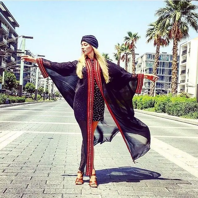 

Embroidered Cover up irt Beachwear Swimwear Sun Protection Faionable Chiffon Design Women's Traditional Ethnic Sle