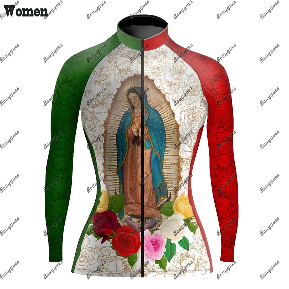 New Women\'s Cycling Jersey MTB Jersey Bicycle Team Cycling Shirt  Long Sleeve Bike Wear Summer Winter Premium Cycle Clothes