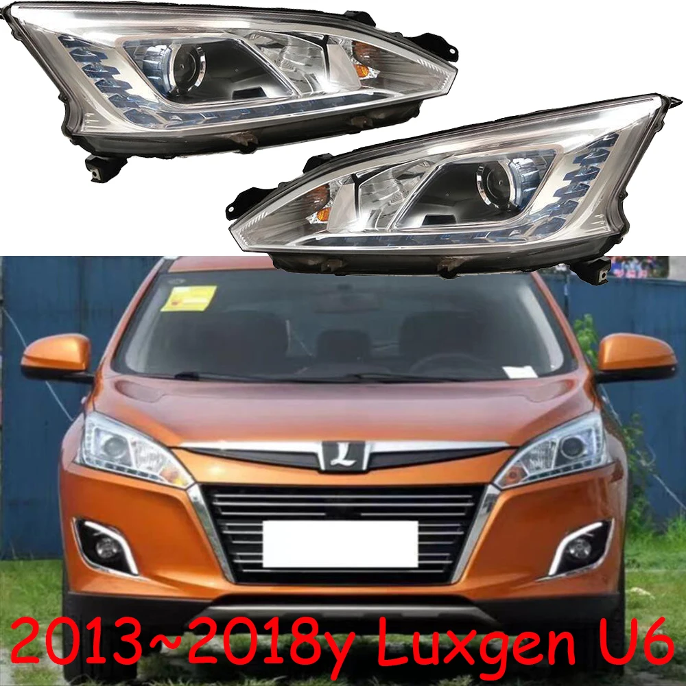 

1pcs car LuxgenU6 bumper headlamp for Luxgen6 headlight 2013~2018y car accessories Luxgen S5 head lamp Luxgen U6 fog lamp