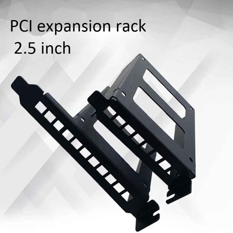 PCI Slot 2.5Inch IDE/SATA/SSD/HDD Rear Panel Mount Bracket Hard Drive Adapter Tray With Profile Bracket