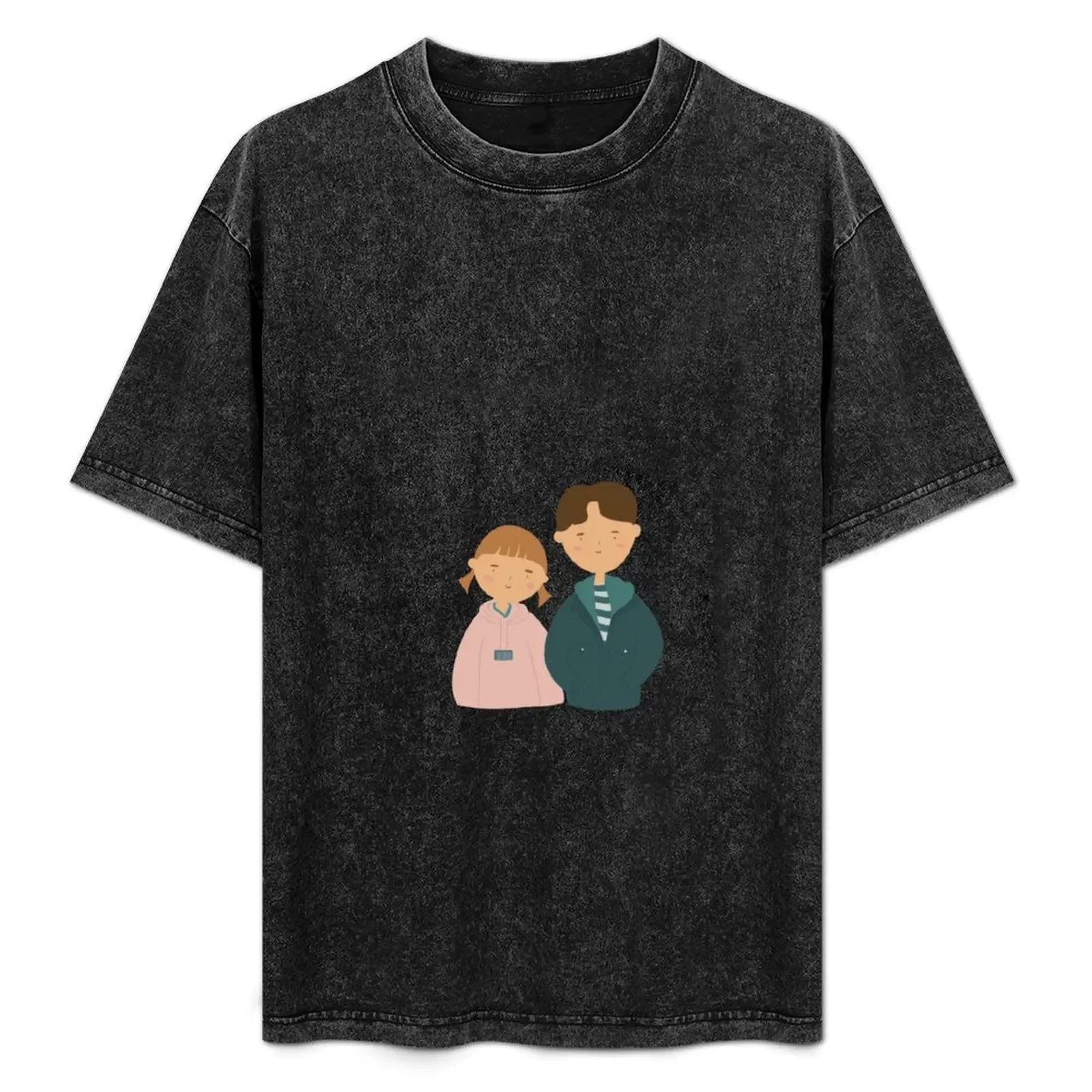 

Weightlifting Fairy Kim Bok Joo Cartoon T-Shirt customizeds man clothes vintage t shirt men