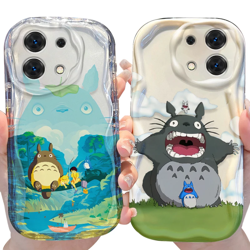 T-Totoros Case for Xiaomi Redmi Note 13 12 11 Pro Plus 4G 5G 13C 12C Turbo 12S 11S 10 9 11A 9C Silicone Shockproof Back Cover