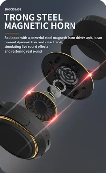 TWS Bluetooth Headphones – Wireless Over-Ear HiFi Bass Stereo Sports Headset with AUX Cable 12