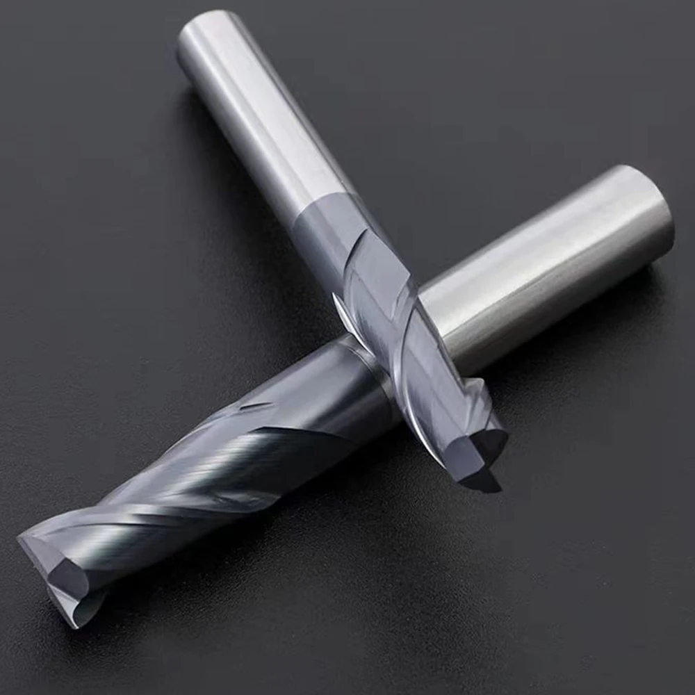 Carbide End Mill 2 3 4 5 6 8 10 12mm 2Flute 4Flute Milling Cutter Alloy Coating Tungsten Steel Cutting Tool CNC maching Endmills