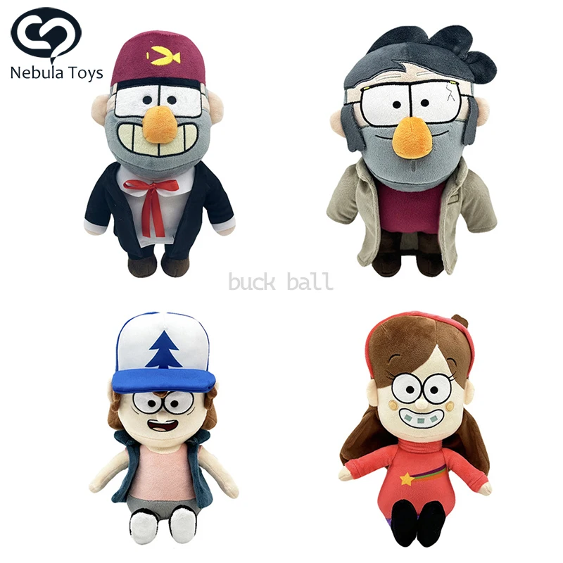 Gravity Fall Plush Dolls Mabel Pines Dipper Pines Doll Anime Periphery Toy Cute Soft Stuffed Plush Home Decor Pillow Dolls Gifts