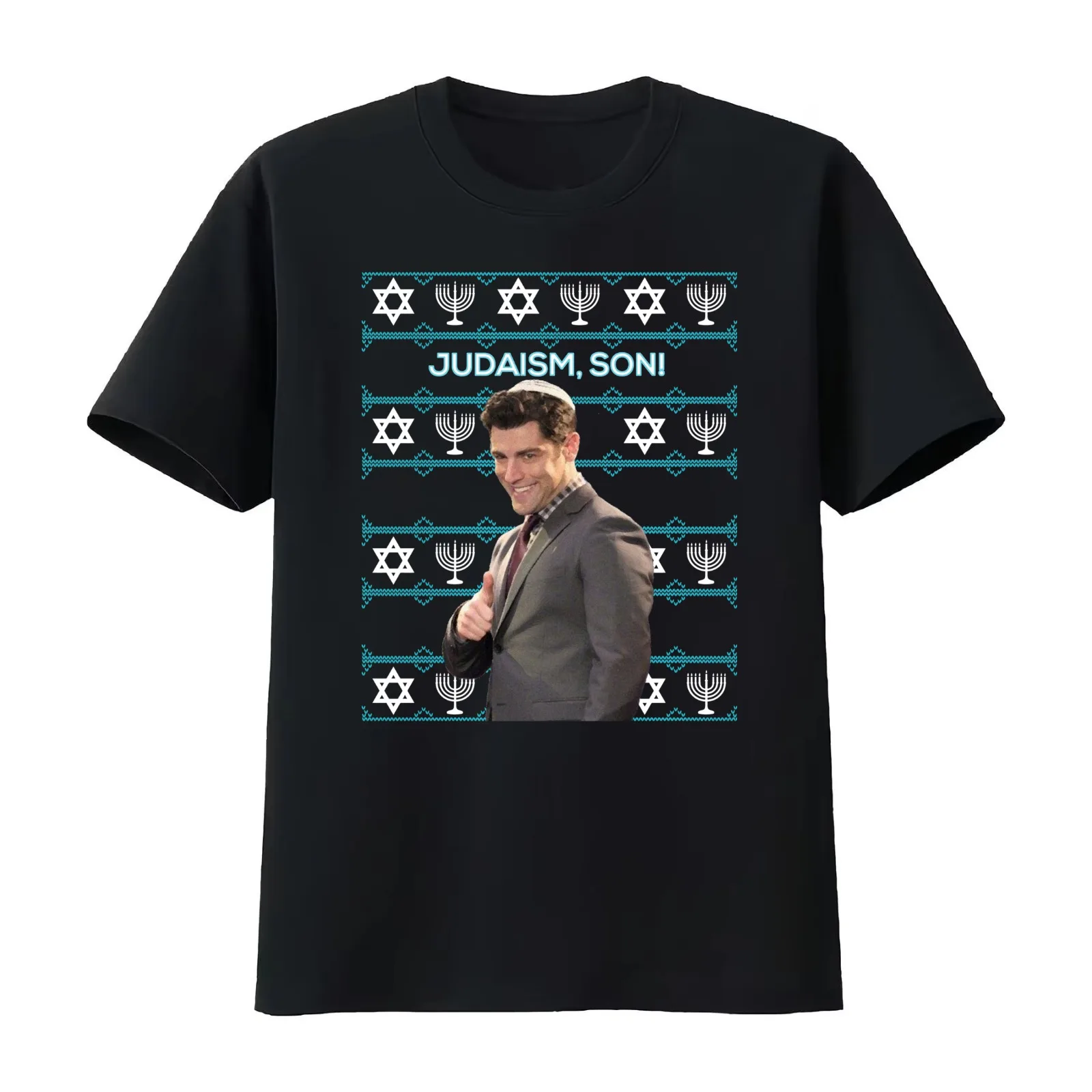 Schmidt Ugly Sweater T-Shirt Summer Casual Cotton Tee Oversized Streetwear Tops Vintage Graphic Print Loose Fit Short Sleeve