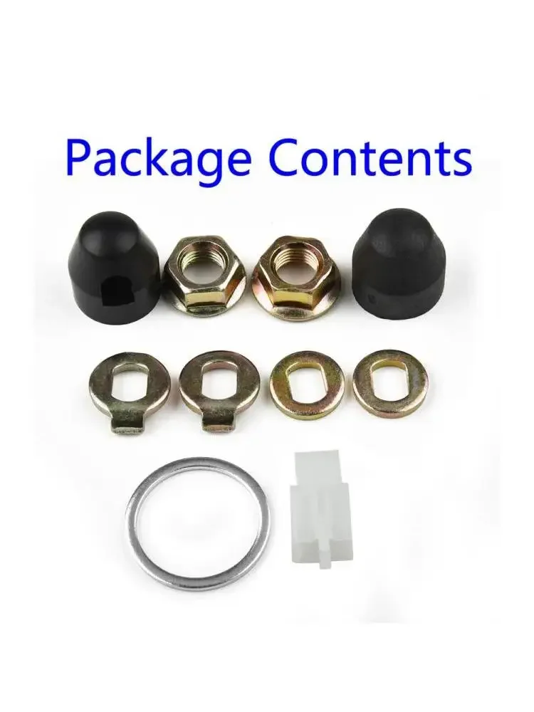 AliExpress E-Bike Hub Motor Axle Lock Nut & Lock Washer & Spacer & Nut Cover 12/14mm Shaft 500W-5000W Motors