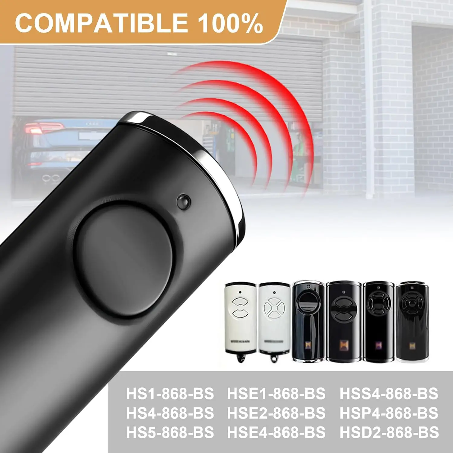 Пульт дистанционного управления для гаражных ворот HSE2 HSE1 HS1 HS4 HS5 HSZ1 HSD2-868 BS