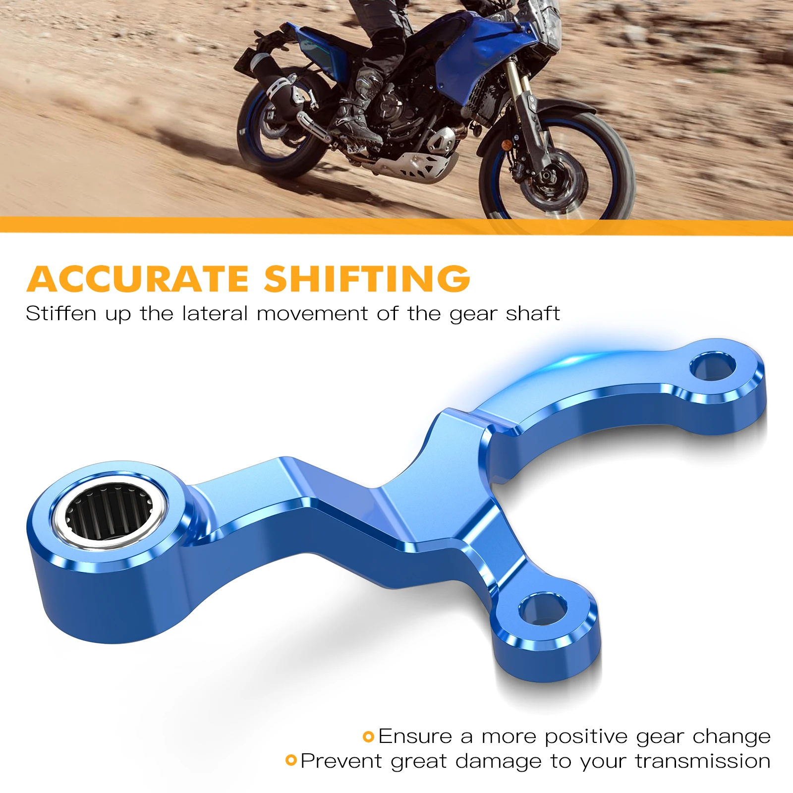 Schaltstabilisator Schalthebelunterstützung für Yamaha MT-07 MT07 XSR 700 2018–2023, Tracer 700 Tracer 7 2021–2023, Tenere 700 XTZ 700 – Detail 12