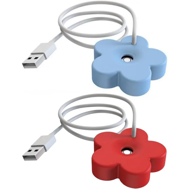 Umidificatore USB per piccoli fiori, simpatico creatore di atomizzazione, nebulizzatore ad ultrasuoni, umidificatore d'aria impermeabile portatile personale per letto