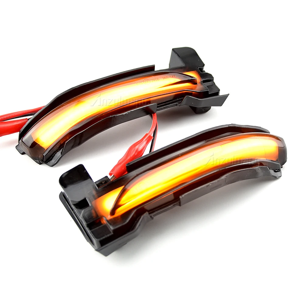 2 Pcs For Ford Kuga Escape 2019 2020 2021 2022 Dynamic Blinker LED Turn Signal Light Side Mirror Indicator Sequential