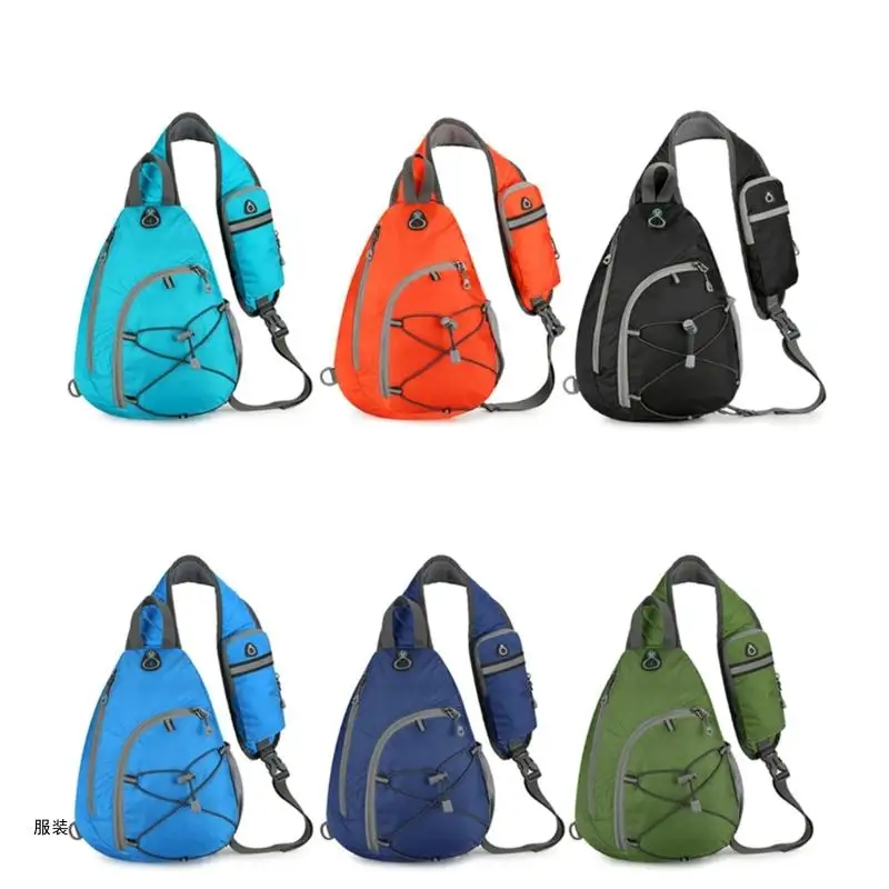 D0UD Compact Chest Bag for Sports and Outdoor Activities Convenient and Durable