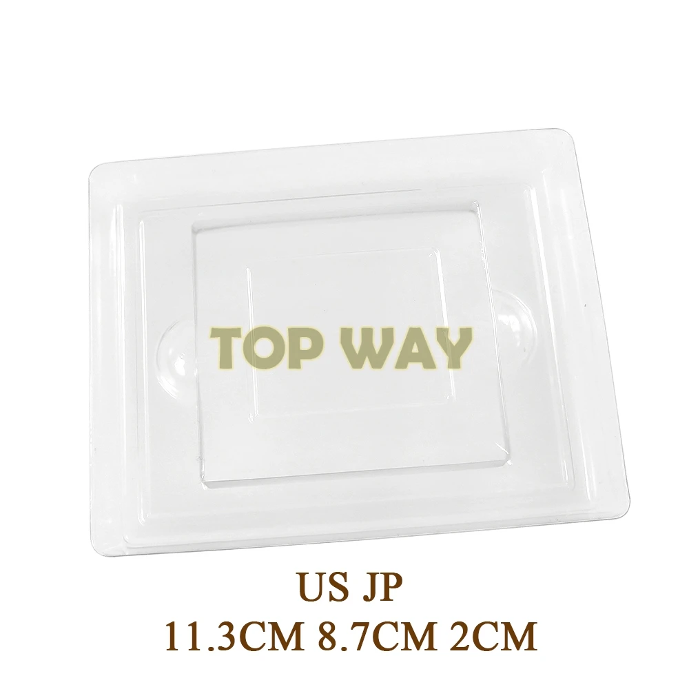 50 قطعة ل Gameboy اللون GBC الاتحاد الأوروبي الولايات المتحدة JP نسخة الأبيض واضح البلاستيك كرتون خرطوشة حالات صناديق إدراج الداخلية صينية البطانة ل GB