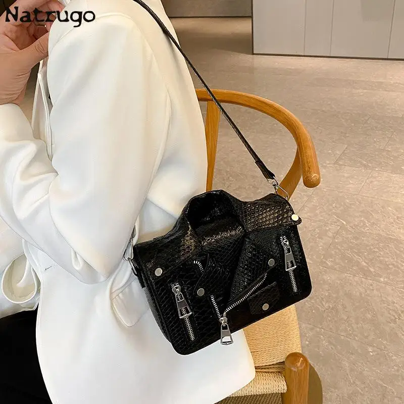 Fashion Jacket Design Crossbody Bag PU Clothes Shape Women Handbag Purse Brand Designer Lady Shoulder Bags Luxury Women\'s Bag