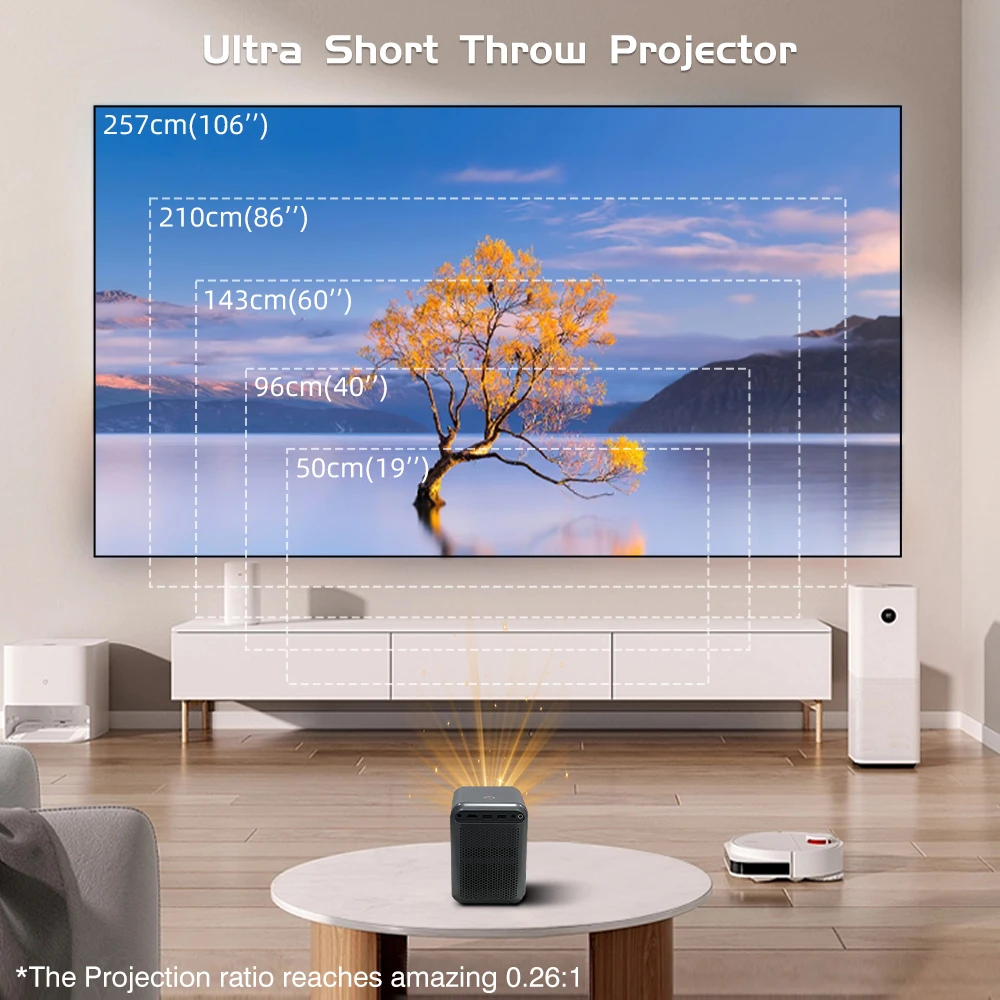 TouYinger ET31 Pro Max ST Mini proyector portátil 4K Wifi Android dispositivo de proyección de haz Led para teléfono móvil cine en casa inteligente
