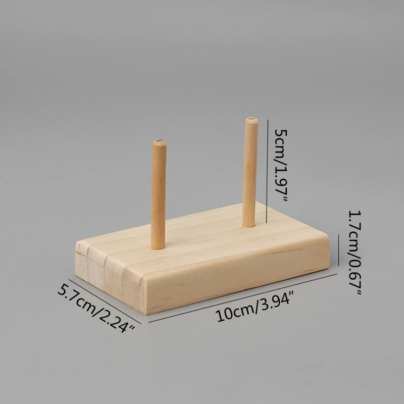 Small Thread Rack Thread Holder 2 Spool Thread Storage Rack Thread Spool Stand Sewing Cone Storage Organiser Sewing A0KE