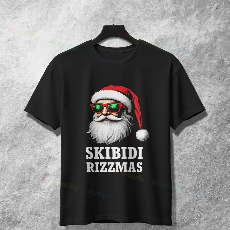 مضحك كبير نيك الطاقة عيد الميلاد رياضة الجرافيك تي شيرت الفكاهة نمط عادية المحملة 100% القطن قصير الأكمام الجولة الرقبة التي شيرت الشارع الشهير #3