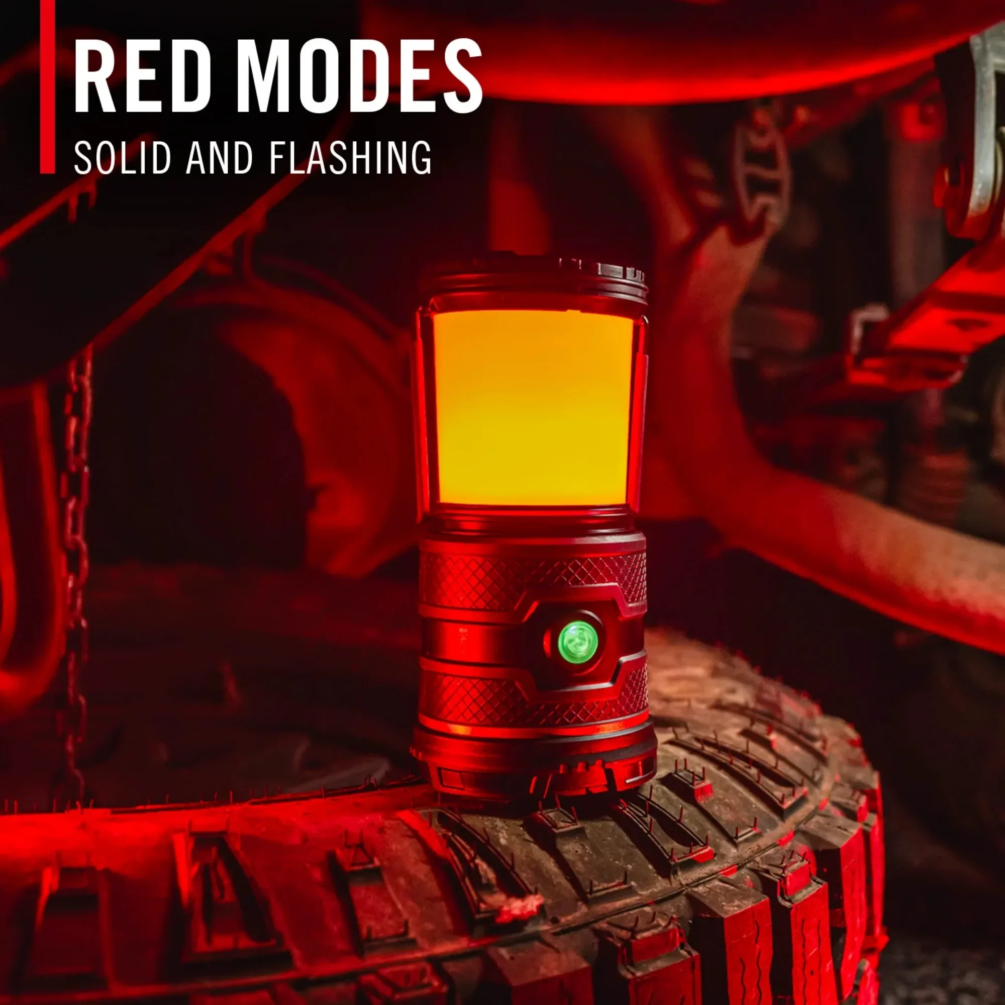 EAL30R 1000 Lumen فانوس قابل لإعادة الشحن، ضوء طوارئ محمول USB للتخييم وصيد الأسماك وانقطاع التيار الكهربائي.