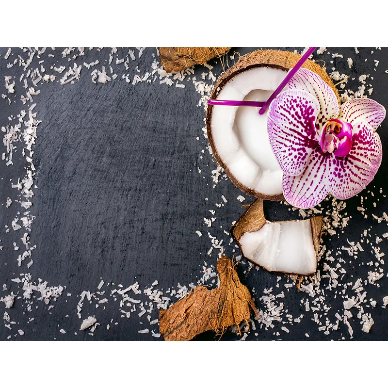 Fondos de fotografía del Día de San Valentín de tela artística NITREE fondos de fiesta de flores de madera telón de fondo de cumpleaños QMH-01