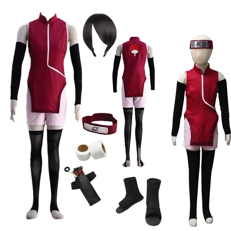 2025 NewAnime BORUTO THE MOVIE Uchiha Sarada comic cosplay Costume Halloween AA