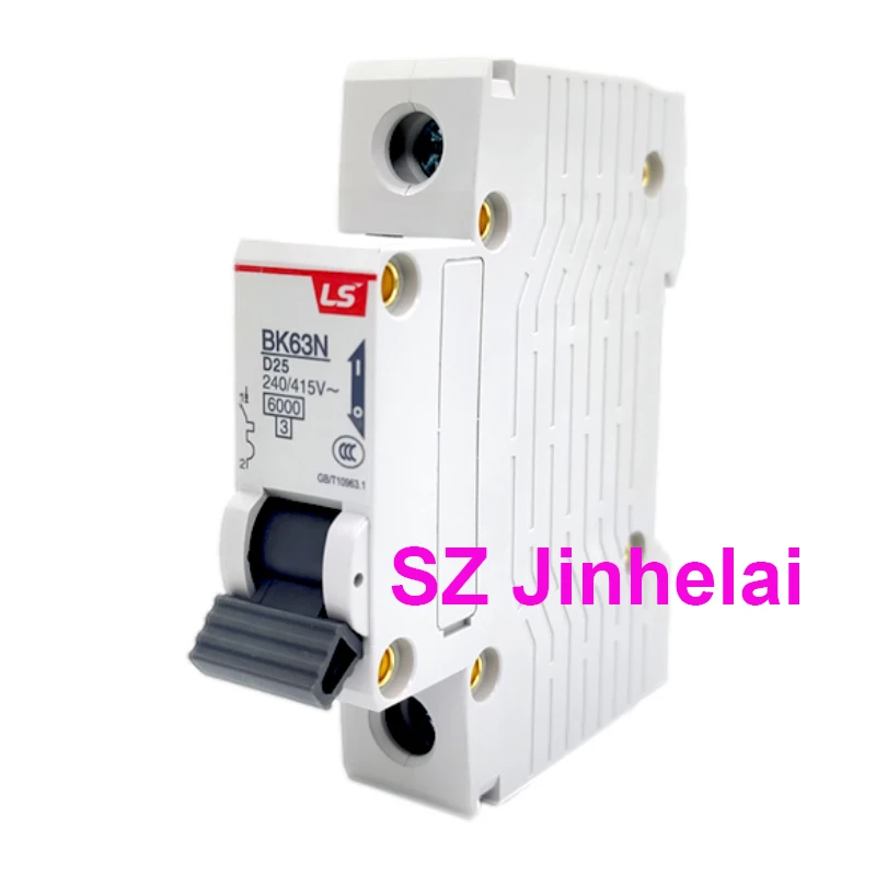 LS BK63N 1P New Original C D type Circuit Breaker 1A 2A 3A 4A 6A 10A 16A 20A 25A 32A 40A 50A 60A (substitute BKN) Air Switch