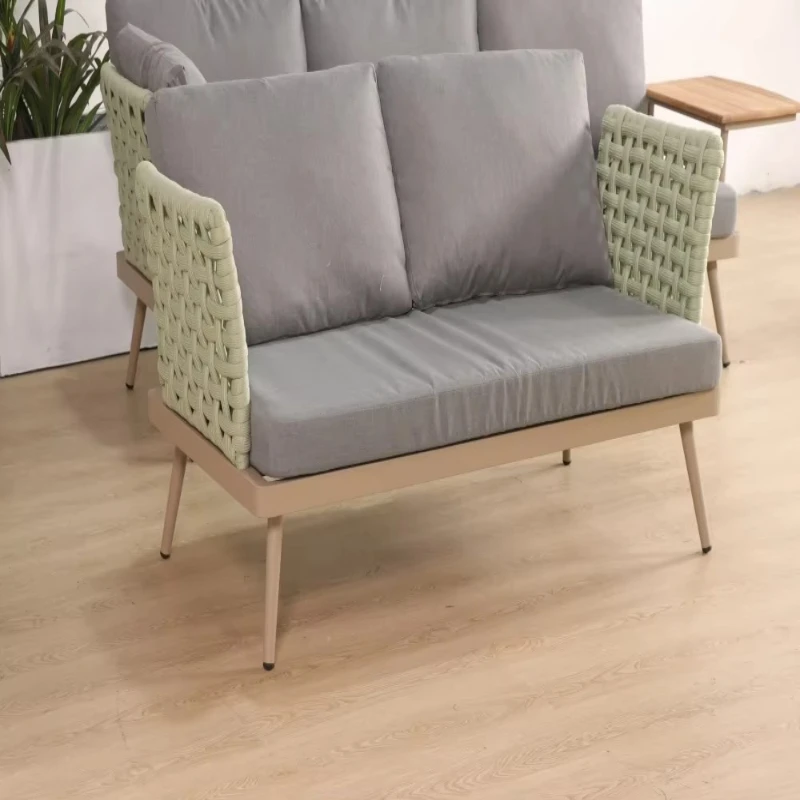 

Garden Sofa Set Rattan Modular Sofa L-Shaped Outdoor Furniture