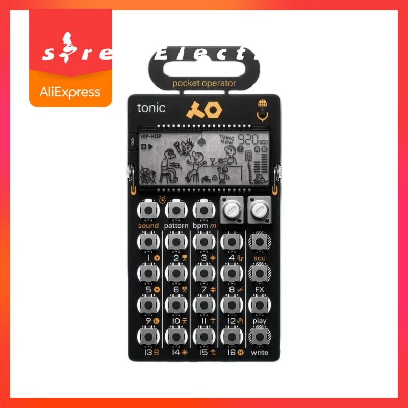 PO-32 Teenage Engineering Pocket Operator tonic, drum and percussion synthesizer and sequencer