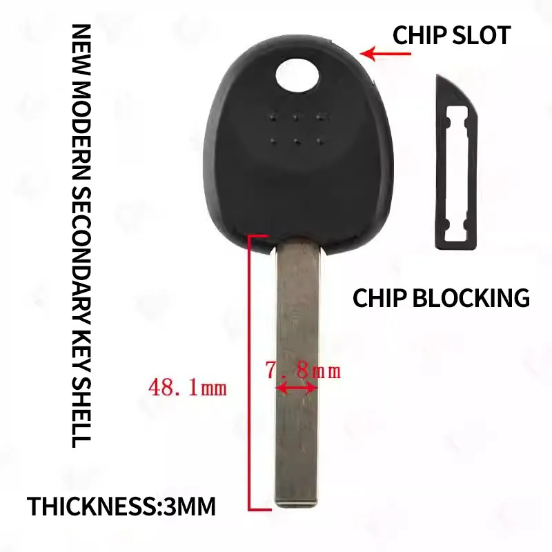 for New modern auxiliary key shell vertical milling groove smooth core-pulling is suitable for modern