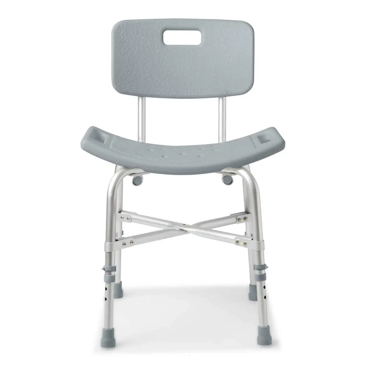 

Shower Chair with Backrest, Supports 550 lb, Non-Slip Feet for Safe Baths and Showers