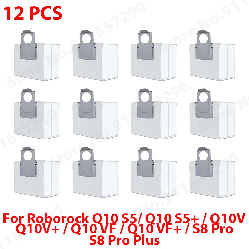 Compatibel met (Roborock Q10 X5 / Q10 PF / Q10P / Q8 Max Pro Plus) onderdelen: hoofdborstel, zijborstel, stofzak, mop, filter, accessoires