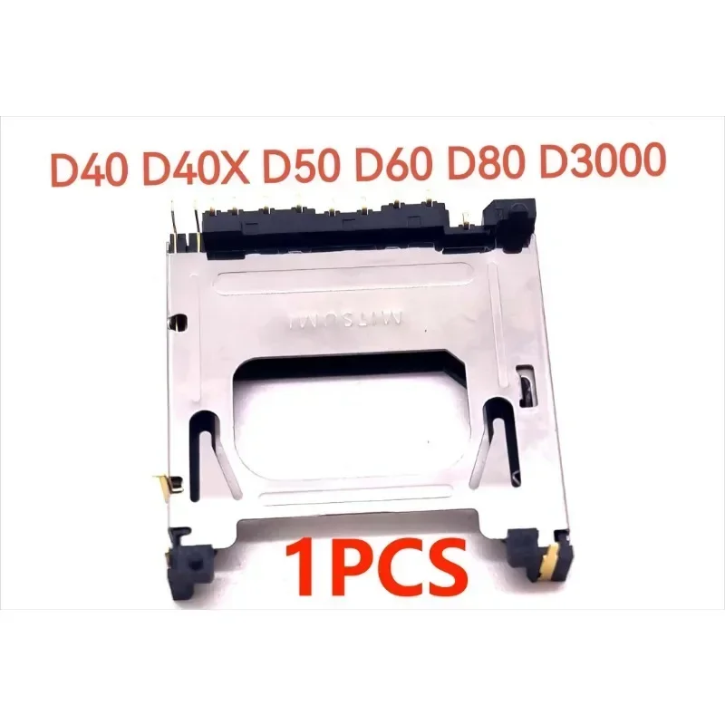 NEW SD Memory Card Slot Holder For Nikon D40 D40X D50 D60 D80 D3000 SLR Digital Camera Repair Part