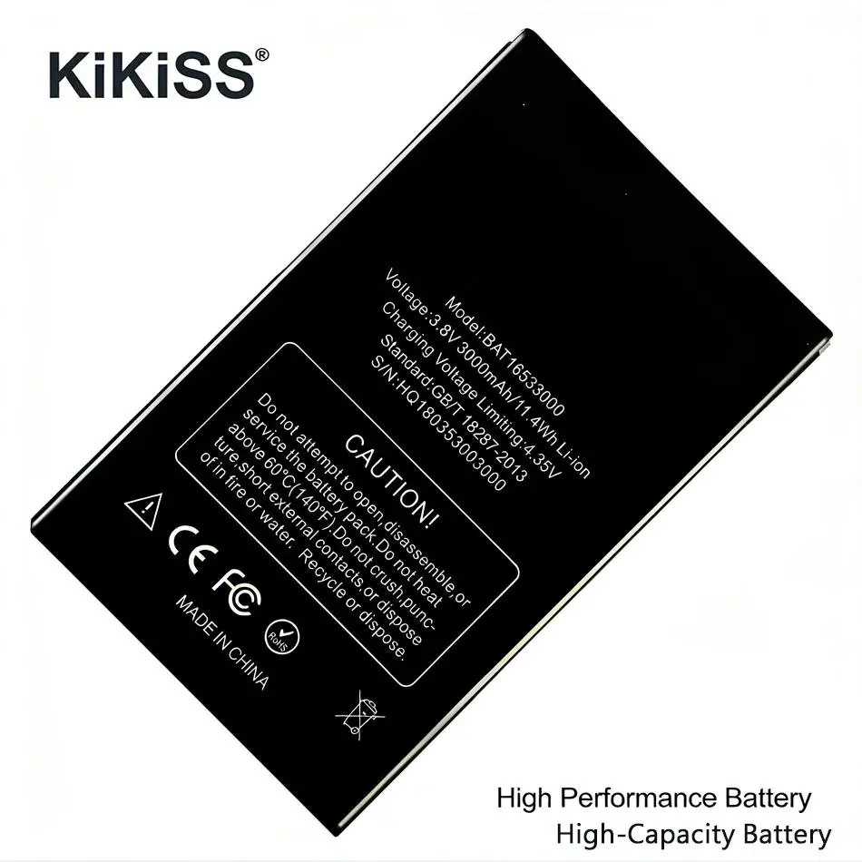 Экологичная батарея для мобильного телефона с быстрой зарядкой, 3000 мАч, BAT16533000, для Doogee X9 Pro Экологичная батарея для мобильного телефона с быстрой зарядкой, 3000 мАч, BAT16533000, для Doogee X9 Pro